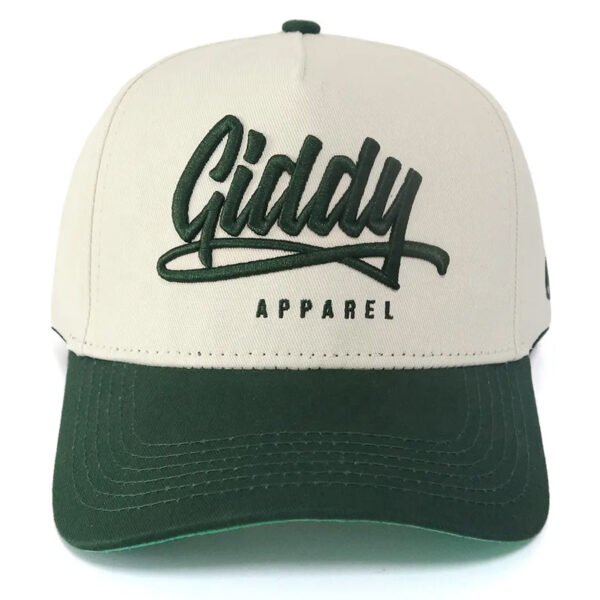 Custom Embroidery Metal Logo Cotton Baseball Cap - Image 4