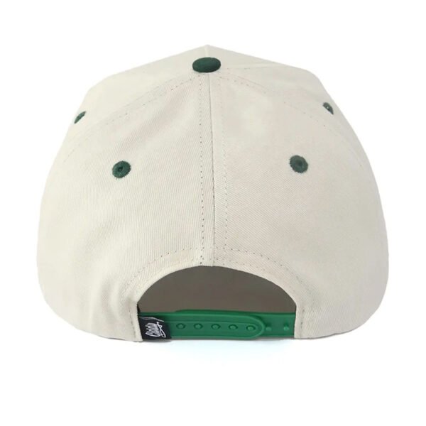 Custom Embroidery Metal Logo Cotton Baseball Cap - Image 6