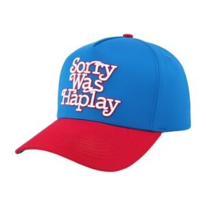 Custom 3 D Embroidery Logo Cotton Twill 5 Panel  Two Tone Color Baseball Hat