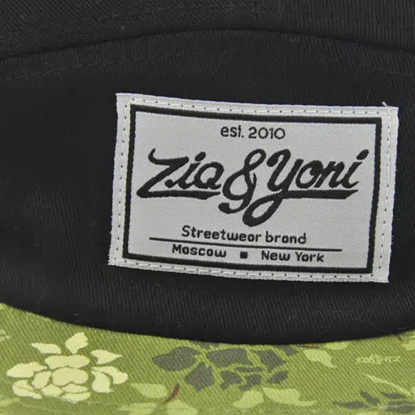 Custom PVC Patch Logo Fashion Blank 5 Panel Cap - Image 6