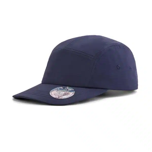 Custom Design Embroidery Logo All Over Printing 5 Panel Camp Cap - Image 3