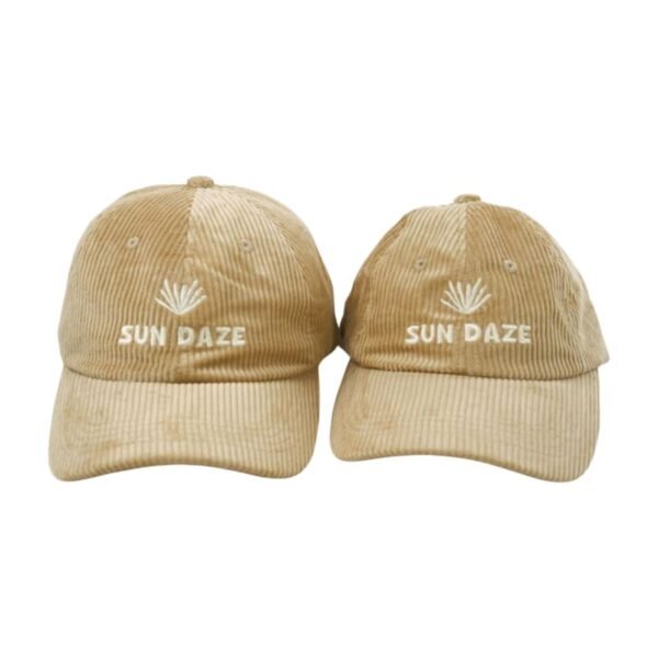 Custom Embroidery Logo Corduroy Outdoor Dad Hat - Image 4