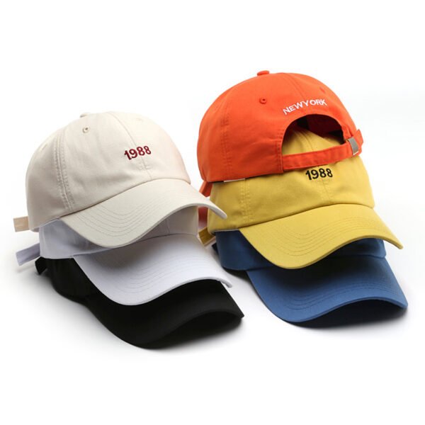 Custom 6 Panel 100% Cotton Plain Embroidery Logo Adjustable Dad Hat - Image 2
