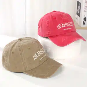 Custom Logo Cotton 6-Panel Dad Hat With Metals Adjustment buckle