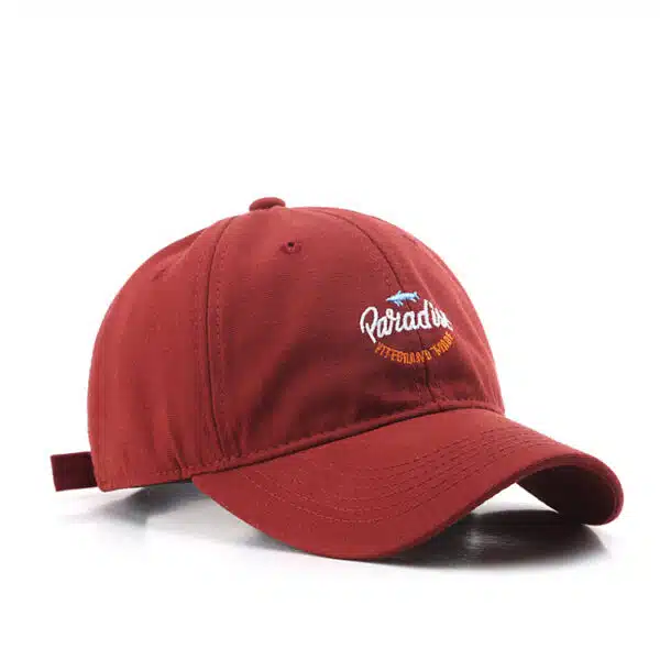 3d Embroidery Logo Cotton Adjustable 6-Panel Dad Hat - Image 3