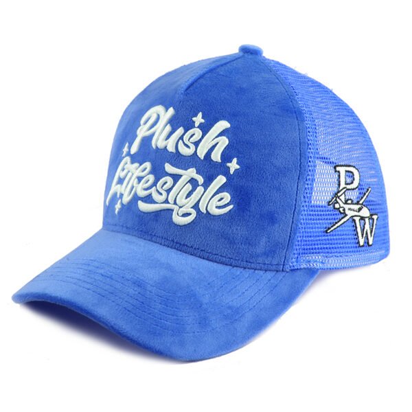 Wholesale Custom 5 Panel Embroidered Mesh Trucker Hats For Men - Image 6