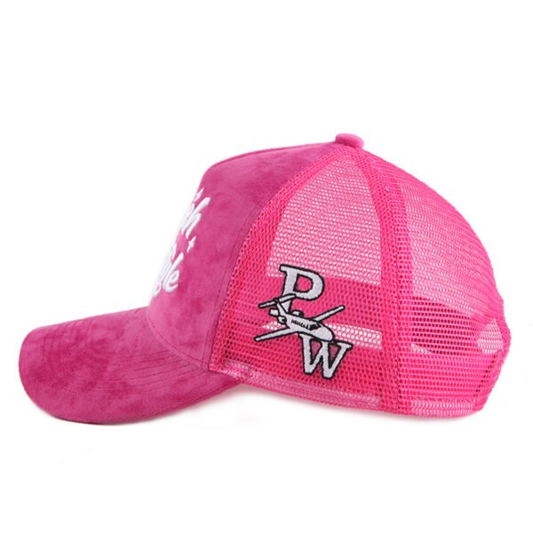 Wholesale Custom 5 Panel Embroidered Mesh Trucker Hats For Men - Image 2