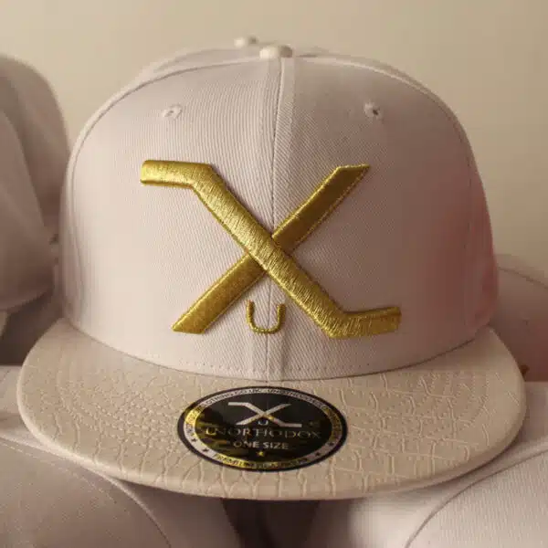 6 Panel Acrylic Fabric Custom Embroidery Logo Structured Snapback Cap - Image 3