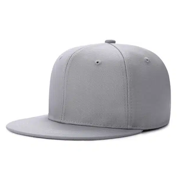 Custom Logo 100% Cotton 5-Panel Snapback Cap