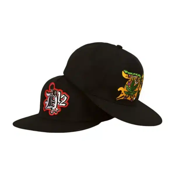 Custom Men's 5 Panel Embroidery Logo Acrylic Snapback Cap - Image 6