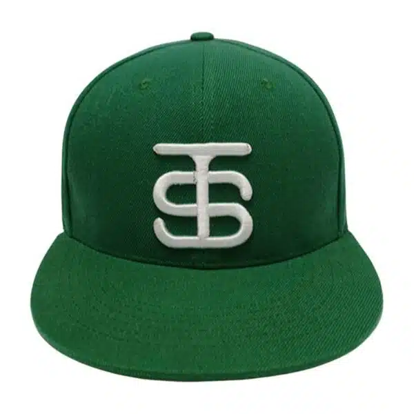 Custom Cotton 3d Embroidered Metal Buckle Snapback Cap