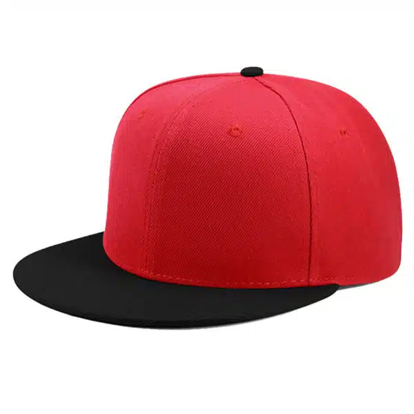 Custom Logo 100% Cotton 5-Panel Snapback Cap - Image 2
