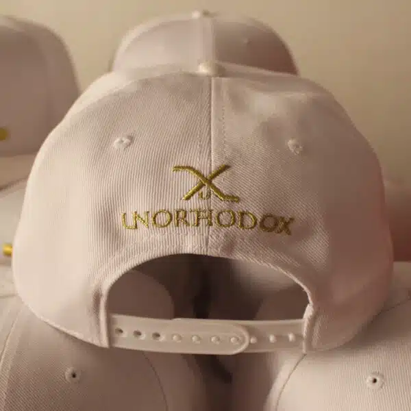 6 Panel Acrylic Fabric Custom Embroidery Logo Structured Snapback Cap - Image 5
