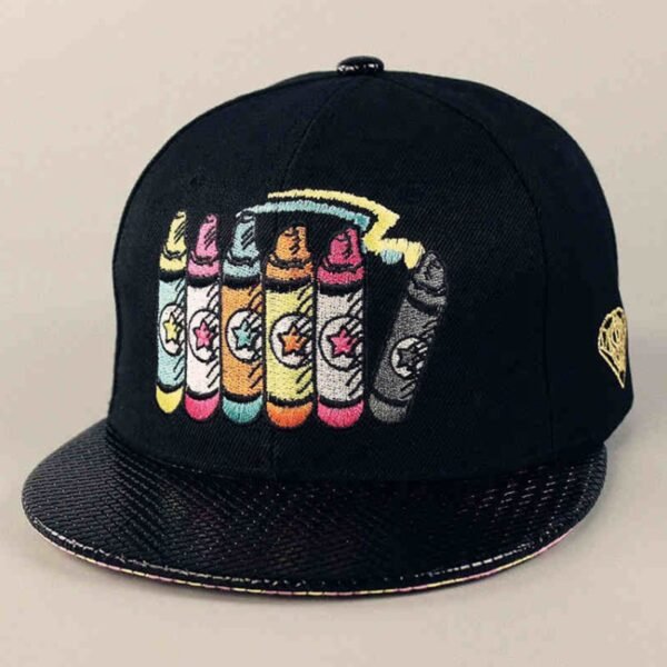 Custom Acrylic 6-Panel Snapback Hat With 3d Embroidery - Image 2