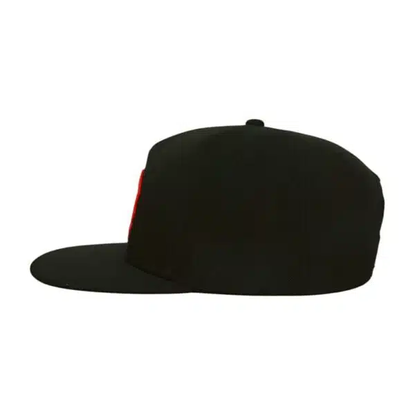 Custom Men's 5 Panel Embroidery Logo Acrylic Snapback Cap - Image 4