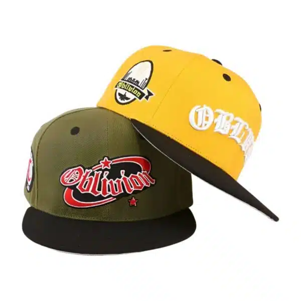 Custom Embroidery Logo Outdoor Sports 6 Panel Snapback Cap - Image 5