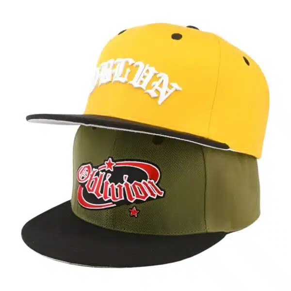 Custom Embroidery Logo Outdoor Sports 6 Panel Snapback Cap - Image 4
