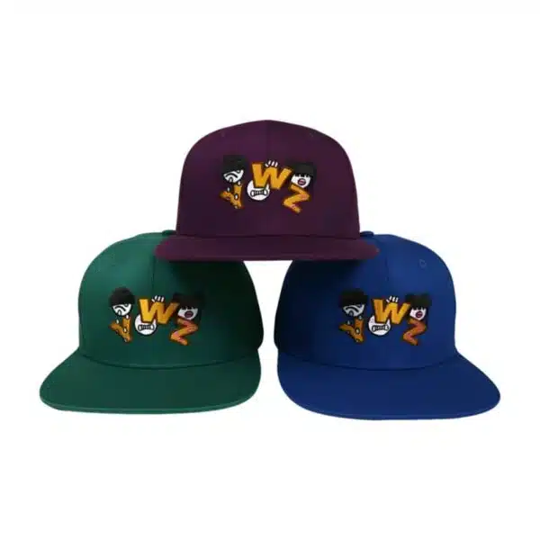 Custom Cotton 6 Panel Embroidery Logo Snapback Cap With Printed Underbrim - Image 4