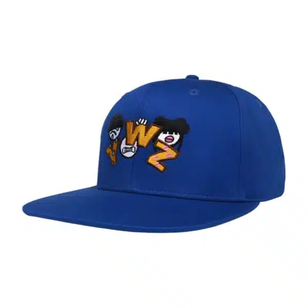 Custom Cotton 6 Panel Embroidery Logo Snapback Cap With Printed Underbrim