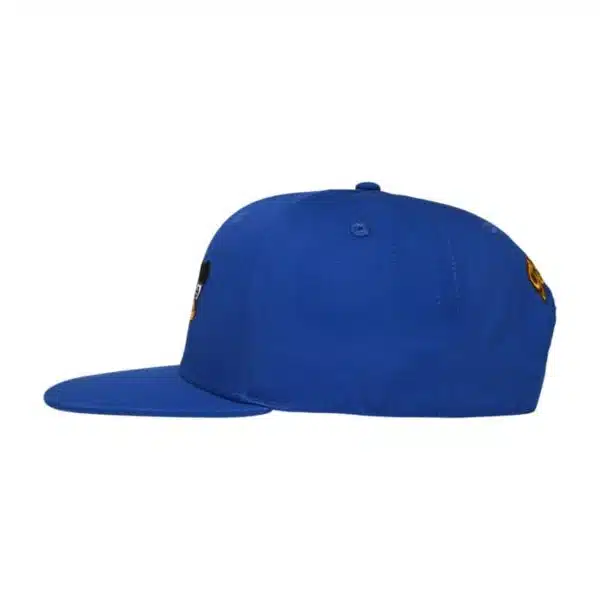Custom Cotton 6 Panel Embroidery Logo Snapback Cap With Printed Underbrim - Image 5