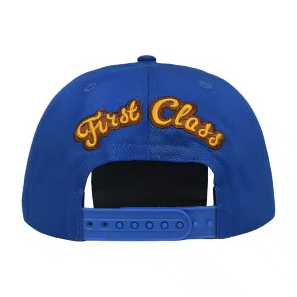 Custom Cotton 6 Panel Embroidery Logo Snapback Cap With Printed Underbrim - Image 6