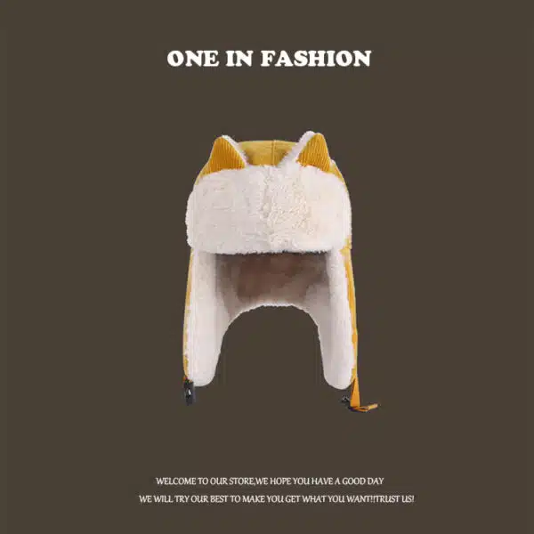 Cold Weather Outdoor Faux Fu Windproof Earflap Ski Hat for Men - Image 4