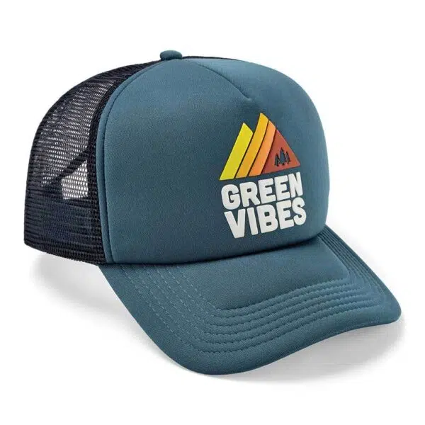 OEM 5 Panel Foam Mesh Printing Trucker Cap With Rope Design - Image 4