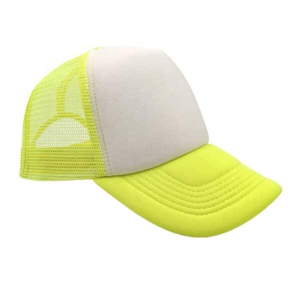 Adjustable 5-Panel Foam Polyester Suede Sports Trucker Cap with Curved Brim - Image 6