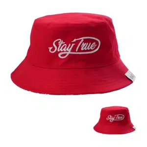 Custom Embroidery Logo Reversible All Over Print Cotton Double-Side Bucket Hat
