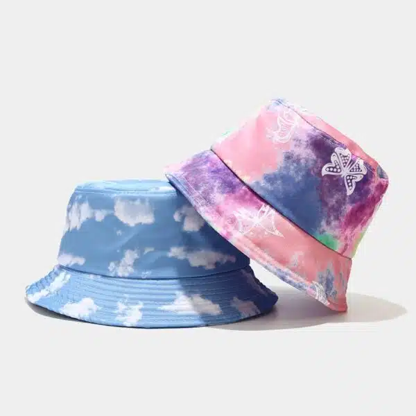 Custom Logo Unisex Plain Sun Shade Print Bucket Hat - Image 4