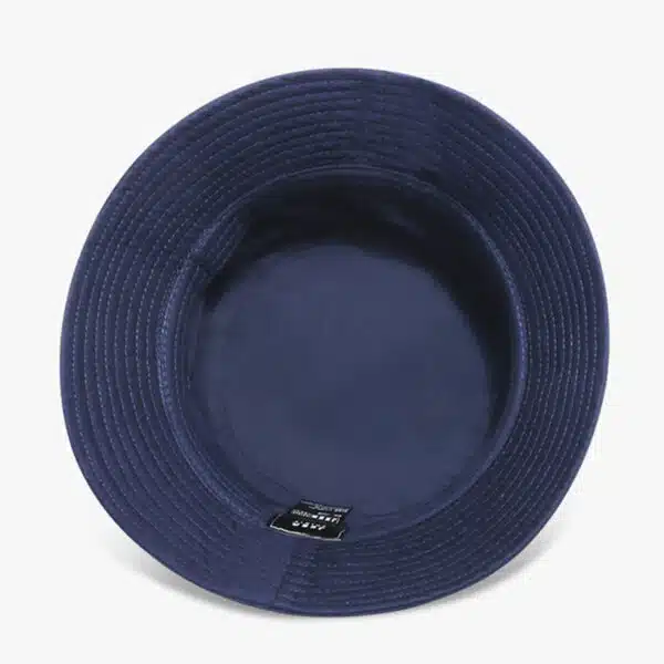 Custom Logo Polyester/Cotton Wide Brim Blank Bucket Hat For Children - Image 3