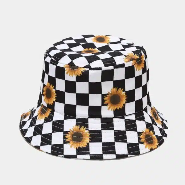 Custom Logo Unisex Plain Sun Shade Print Bucket Hat - Image 6