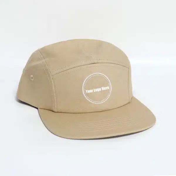 Wholesale Cotton Blank Outdoor Customizable Logo 5-Panel Hat - Image 4