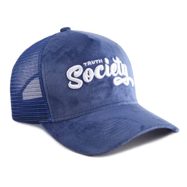 Custom 3D Embroidery  Velvet Trucker Hat - Image 2