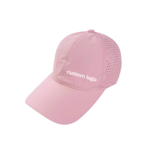 Custom Logo Unisex 6 Panel Sports Style Laser Cut Nylon Trucker Hat