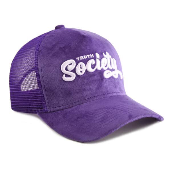 Custom 3D Embroidery  Velvet Trucker Hat - Image 6