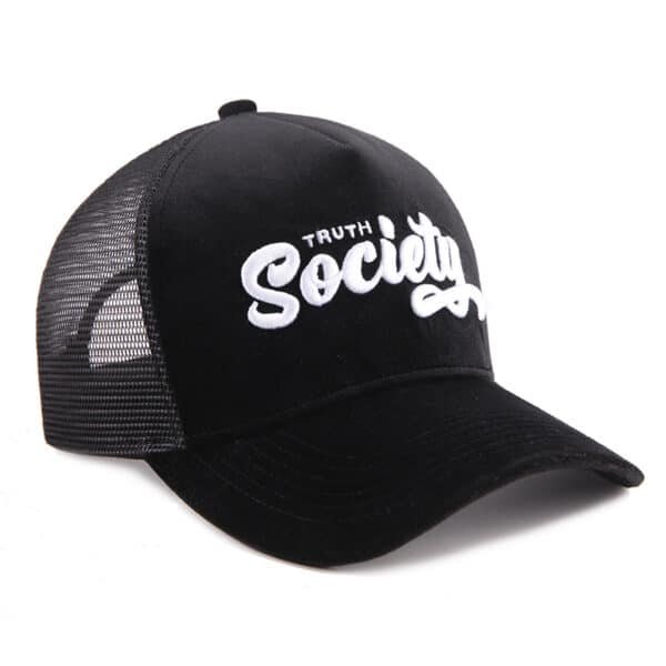 Custom 3D Embroidery  Velvet Trucker Hat - Image 4