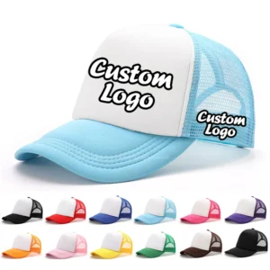 Custom logo 3D Embroidery 5 Panel Blank Mesh Cap