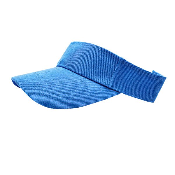 Outdoor Adjustable  Cotton, polyester Visor Hat With Custom logo - Image 3